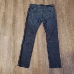 Hugo Boss Candiani Jeans Mens 33 x 32 Italian Fabric Stretch Straight Blue Denim